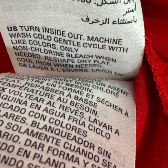 Style & Co Women’s Size Petite Large PL Real Red Sleeveless Embroidered Top New - Picture 6 of 8